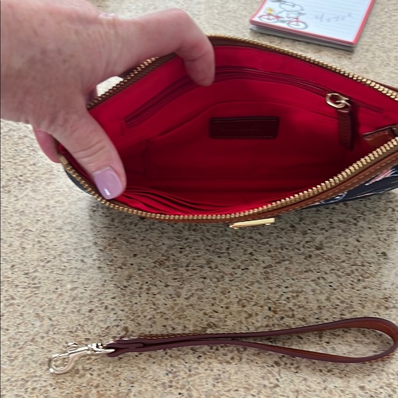 Dooney & Bourke Blue and Brown Wallets - Picture 3 of 3